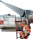 Star Wars Premium Format Statue Luke Skywalker & X-Wing: Red Five, Standing By 76 cm