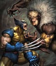 Marvel Kunstdruck Wolverine vs Sabretooth 41 x 61 cm - ungerahmt