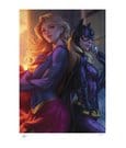 DC Comics Kunstdruck Supergirl & Batgirl 61 x 46 cm - ungerahmt