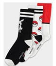 Pokemon Socken 3er-Pack Pikachu Pokeball 39-42