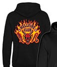 Stranger Things Kapuzenpullover Hellfire Club Flames