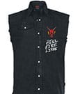 Stranger Things Work Shirt Hellfire Distressed  Größe L