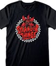 Stranger Things T-Shirt Checkered Circle Größe M