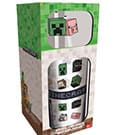 Minecraft Glas Tumbler mit Trinkhalmen Characters 485 ml