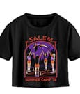 Steven Rhodes Cropped T-Shirt Silver Salem Summer