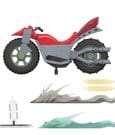 Teenage Mutant Ninja Turtles Ultimates Fahrzeug Wave 14 Shell Cycle