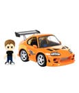 Fast & Furious Q-Village Fahrzeug mit Minifigur Toyota Supra JZA80 9 cm