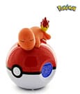 Pokémon Wecker Pokeball mit Leuchtfunktion Glumanda 18 cm