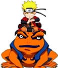 Naruto Shippuden Leuchte Naruto and Gamakishi 20 cm