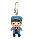 Professor Layton und die Neue Welt des Dampfes Plüsch-Schlüsselanhänger Luke Metall 11 cm