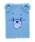 Glücksbärchis Plüsch-Notizbuch Blau