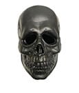 Don Post Vinyl Maske Black Skull