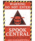Ghostbusters Me­tall­schild Spook Central