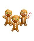 Krampus Prop Repliken 3er-Pack Gingerbread Men