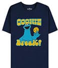 Sesamstraße T-Shirt Cookie Monster Navy Cookie Break Größe M