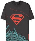 DC Comics T-Shirt Superman Dark Grey son of Krypton Größe S