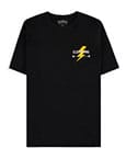 Pokemon T-Shirt Black Pikachu Electrifying Line-art Größe XXL