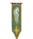 Herr der Ringe Replik 1/1 Rohan Banner 167 cm