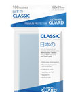 Ultimate Guard Classic Soft Sleeves Japanische Größe Transparent (100)
