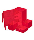 Ultimate Guard Twin Flip`n`Tray 160+ XenoSkin Monocolor Rot