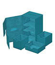 Ultimate Guard Twin Flip`n`Tray 160+ XenoSkin Monocolor Petrolblau