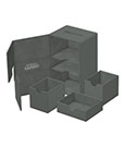 Ultimate Guard Twin Flip`n`Tray 160+ XenoSkin Monocolor Grau