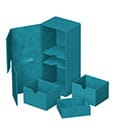 Ultimate Guard Twin Flip`n`Tray 266+ Xenoskin Petrolblau