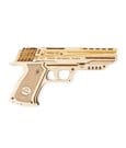 Ugears 3D-Holzpuzzle Wolf-01 Handfeuerwaffe