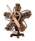 Ugears 3D Modellbausatz aus Holz R-5 Flugzeugmotor 25 cm