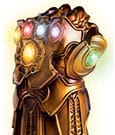 Marvel 3D Replik Tischlampe Thanos 25 cm