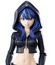 Gridman Universe Zozo Black Collection Statue PVC Rikka Takarada 24 cm