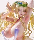 Original Character Elf Village Series PVC Figur 1/6 4th Villager Priscilla Bathing Suit Ver. 25 cm