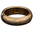 Herr der Ringe Wolfram-Ring Der Eine Ring (vergoldet) Größe 13