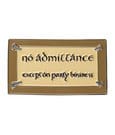 Herr der Ringe Magnet No Admittance (Enamel) 7 cm