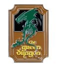 Herr der Ringe Magnet The Green Dragon (Enamel) 7 cm