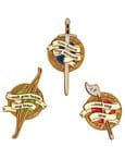 Herr der Ringe Trilogie Pin-Set Weapons of the Fellowship