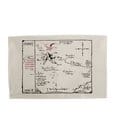 Der Hobbit Geschirrtuch Thorins Map 72 cm