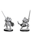 D&D Nolzur's Marvelous Miniatures Miniaturen unbemalt Half-Orc Paladin Male Umkarton (2)