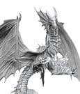 Pathfinder Deep Cuts Boxed Miniatur unbemalt Adult Mirage Dragon 23 cm