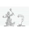 Dungeons & Dragons Nolzur's Marvelous Miniatures Miniatur unbemalt Flammendes Skelett & Flammenschädel 14 cm