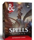 Dungeons & Dragons RPG Referenzkarten: Zaubersprüche (Stufen 4-5) *Englische Version*