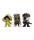 Little Nightmares II Minitooz 3er-Pack Mono, Six & Hunter 7 cm