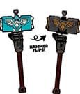 Space Marine 2 Ansteck-Pin Thunder Hammer 5 cm
