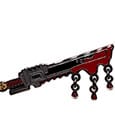 Space Marine 2 Ansteck-Pin Chainsword  5 cm