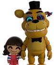 Five Nights at Freddy´s Vinyl Figur Abby & Golden Freddy 11 cm