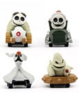 Nightmare Before Christmas Zoom Hero Rückzug-Fahrzeuge mit Figuren Display (12)