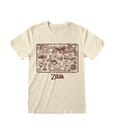 The Legend of Zelda T-Shirt Map Of Kingdom