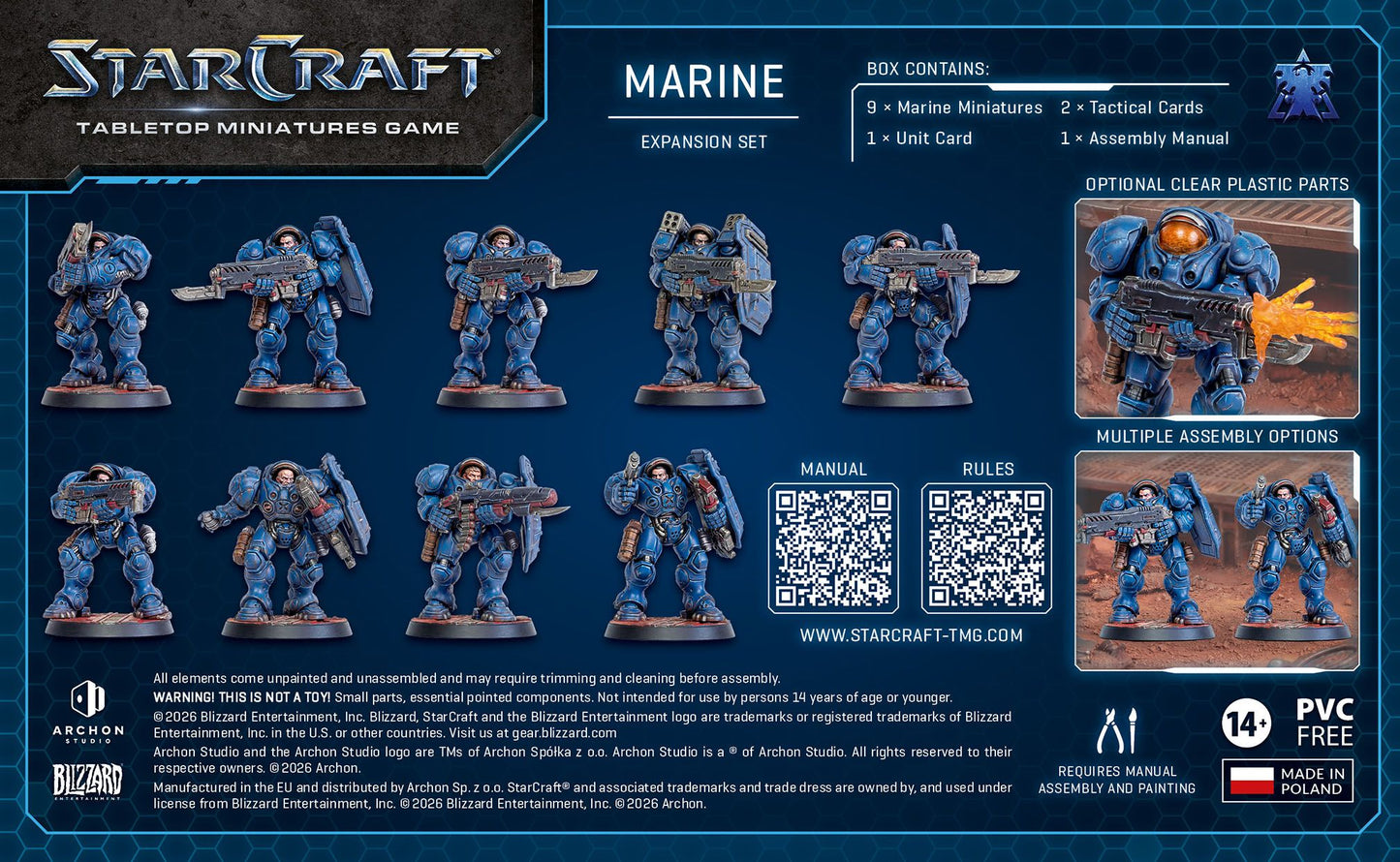 Archon Studio - Starcraft TMG: Terran Expansion Set: Marine