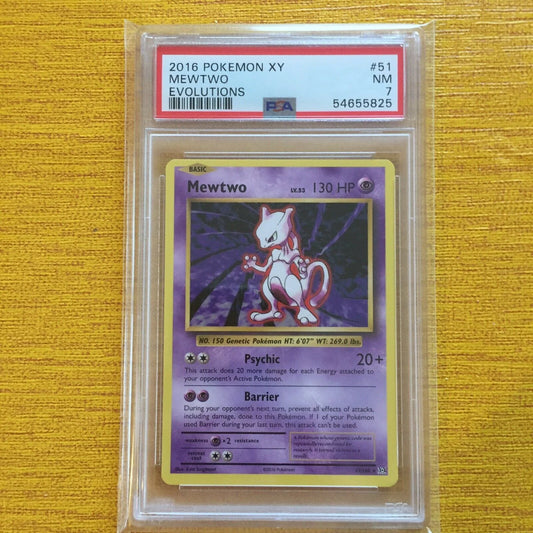Mewtwo (EVO 51) | Mewtwo (EVO 51) | Evolutions | PSA 7 Near Mint | CLOSELY