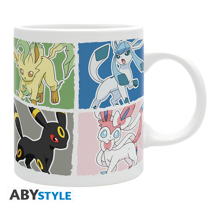 ABYstyle - POKEMON - Mug - 320 ml - Evoli Evolutions - subli - box Display (2 Pieces)